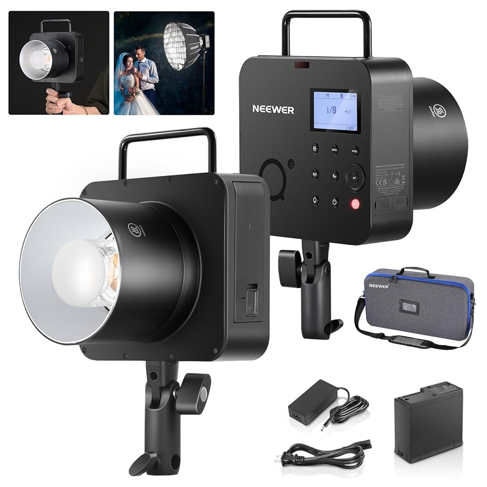 Amazon.com : NEEWER Q4 400Ws 2.4G TTL Studio Flash [New Look